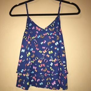 🌸3 for $12🌸 Butterfly Flowy Tank Top